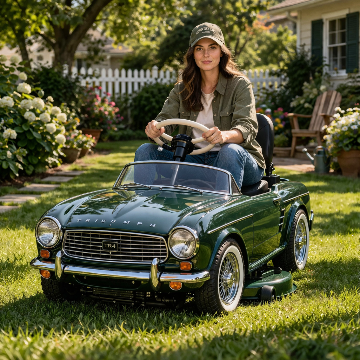 Cruising the Grass: The Chrome-Plated Glory of Classic Car Lawn Mowers