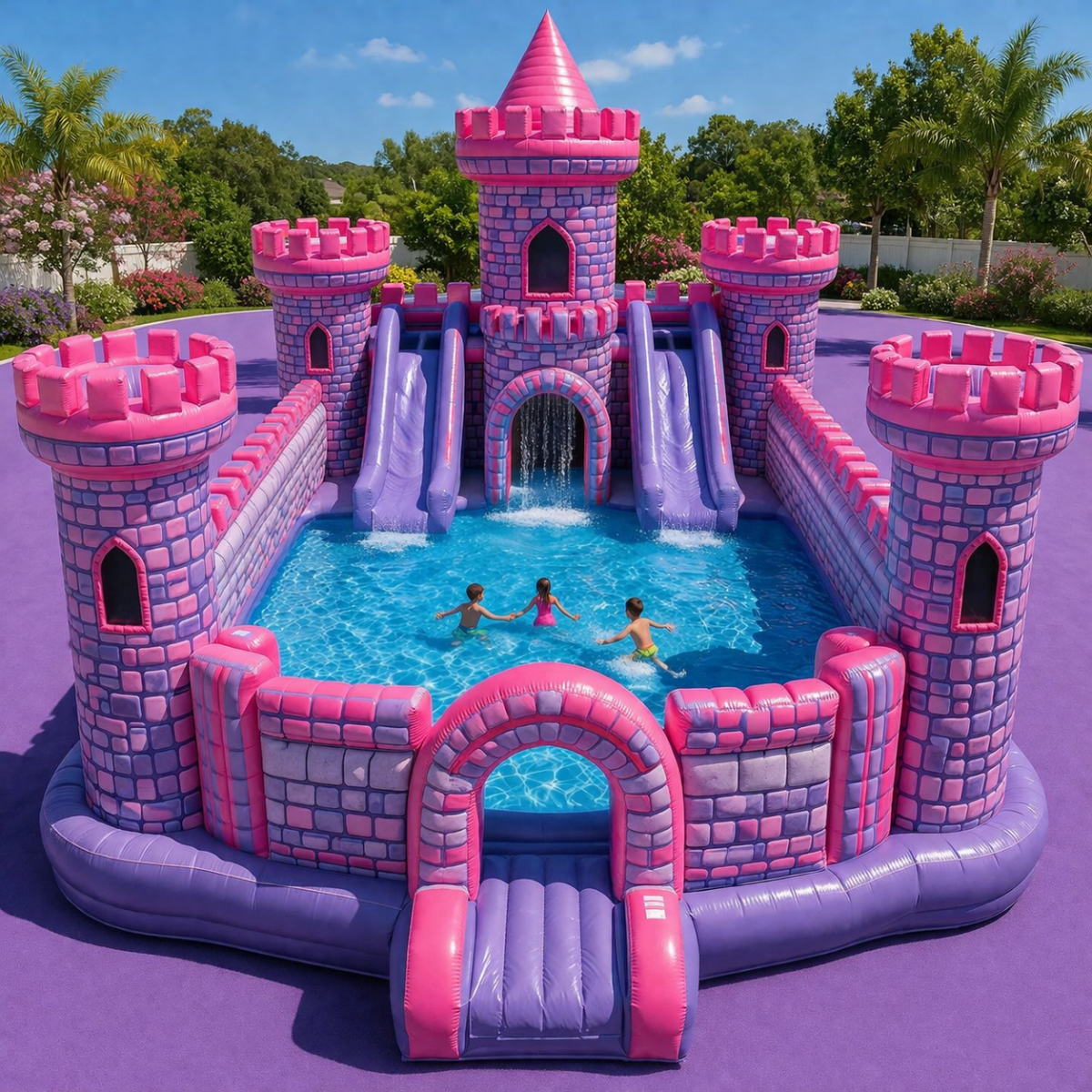Rule the Backyard: The Hilarious Majesty of the Giant Inflatable Castle Pool