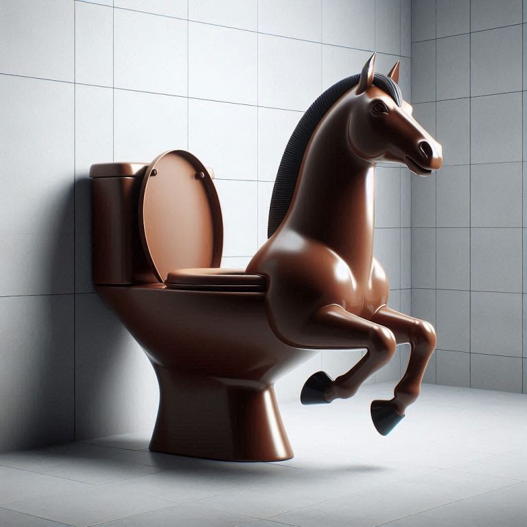 Saddle Up for the Restroom: The Unhinged Majesty of the Horse Toilet