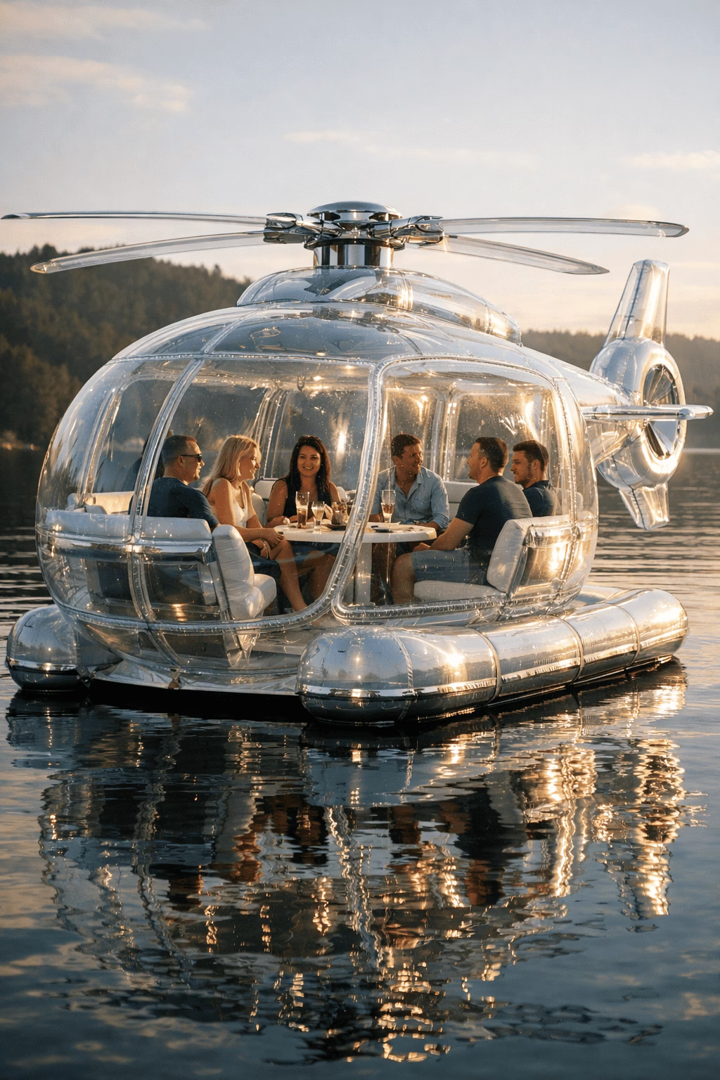 Get to the Chopper: Taking Flight with the Giant Inflatable Helicopter Float