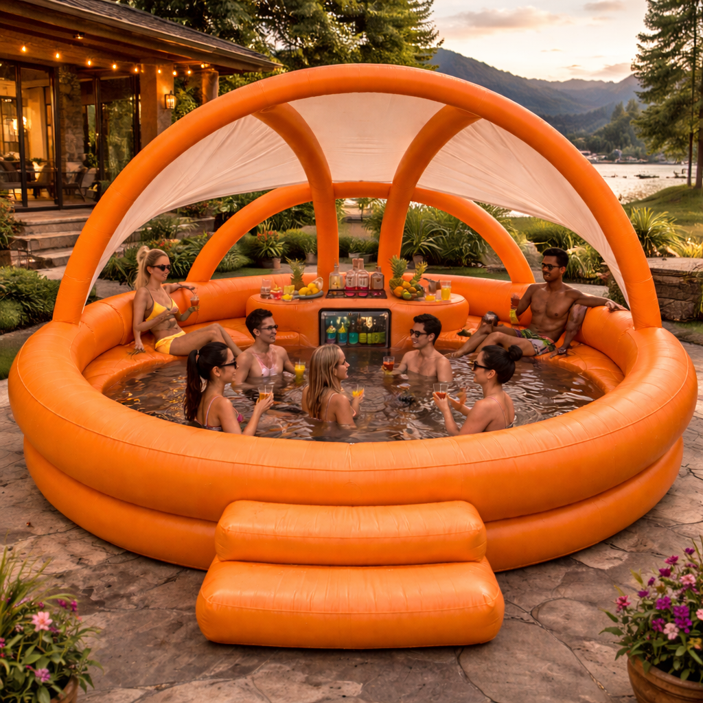 The Off-Grid Oasis: Surviving Summer in the Inflatable Pool With Fridge