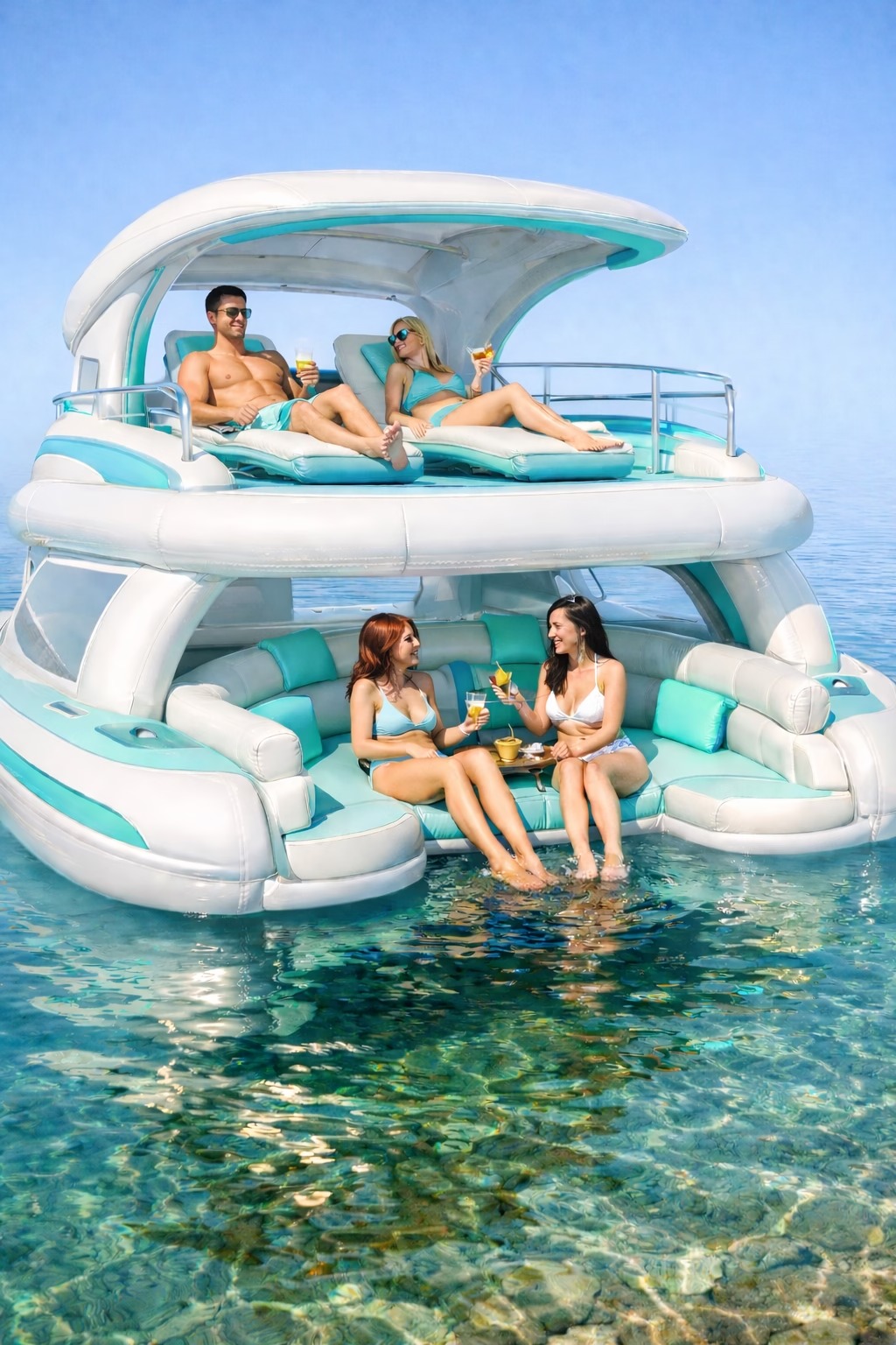 Fake It Till You Float It: Ruling the Water with the Inflatable Yacht Lake Float