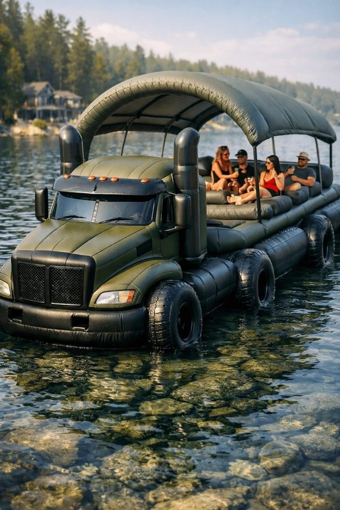 10-4, Good Buddy: Rule the Water with the Semi-Truck Lake Party Float