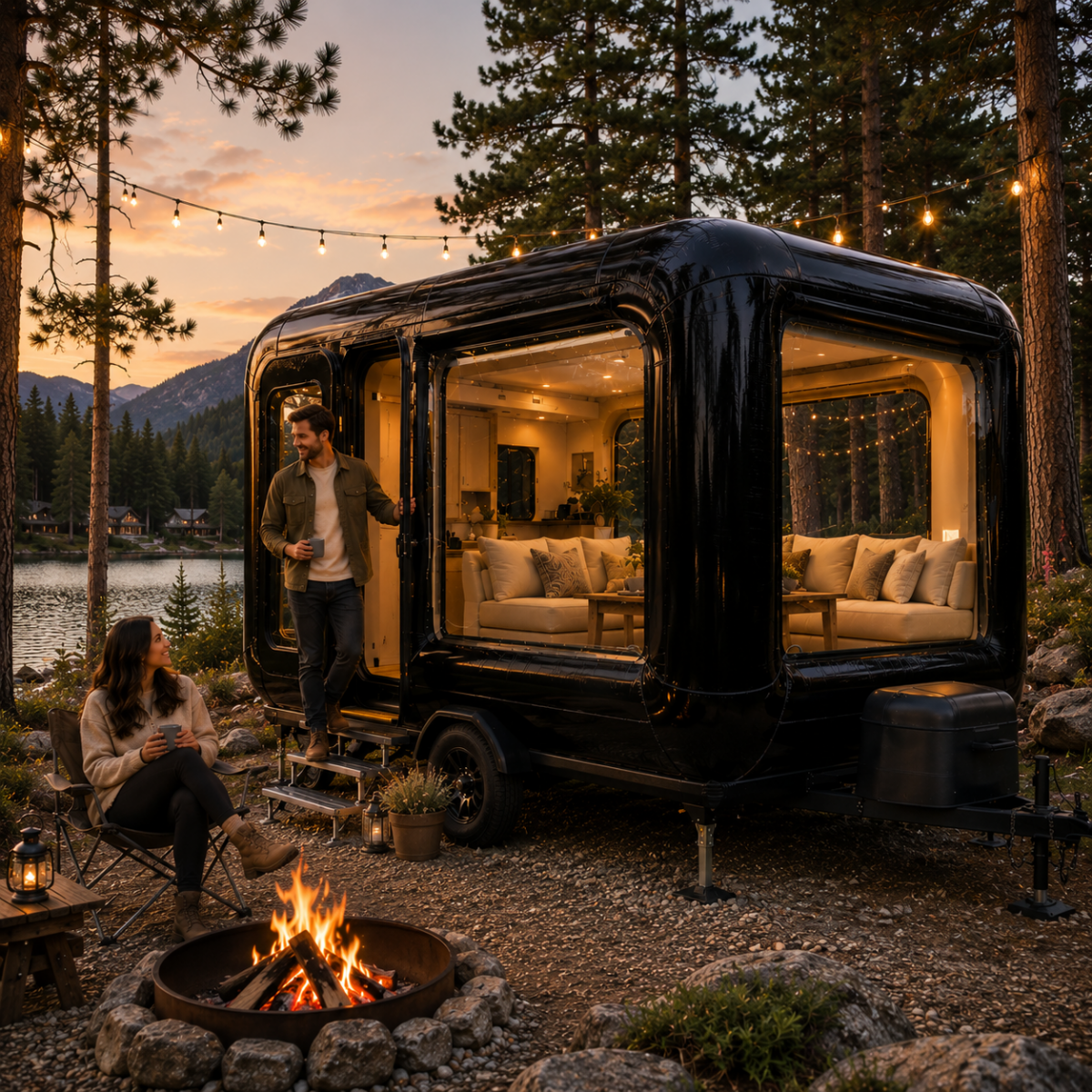 Inflatable-camper