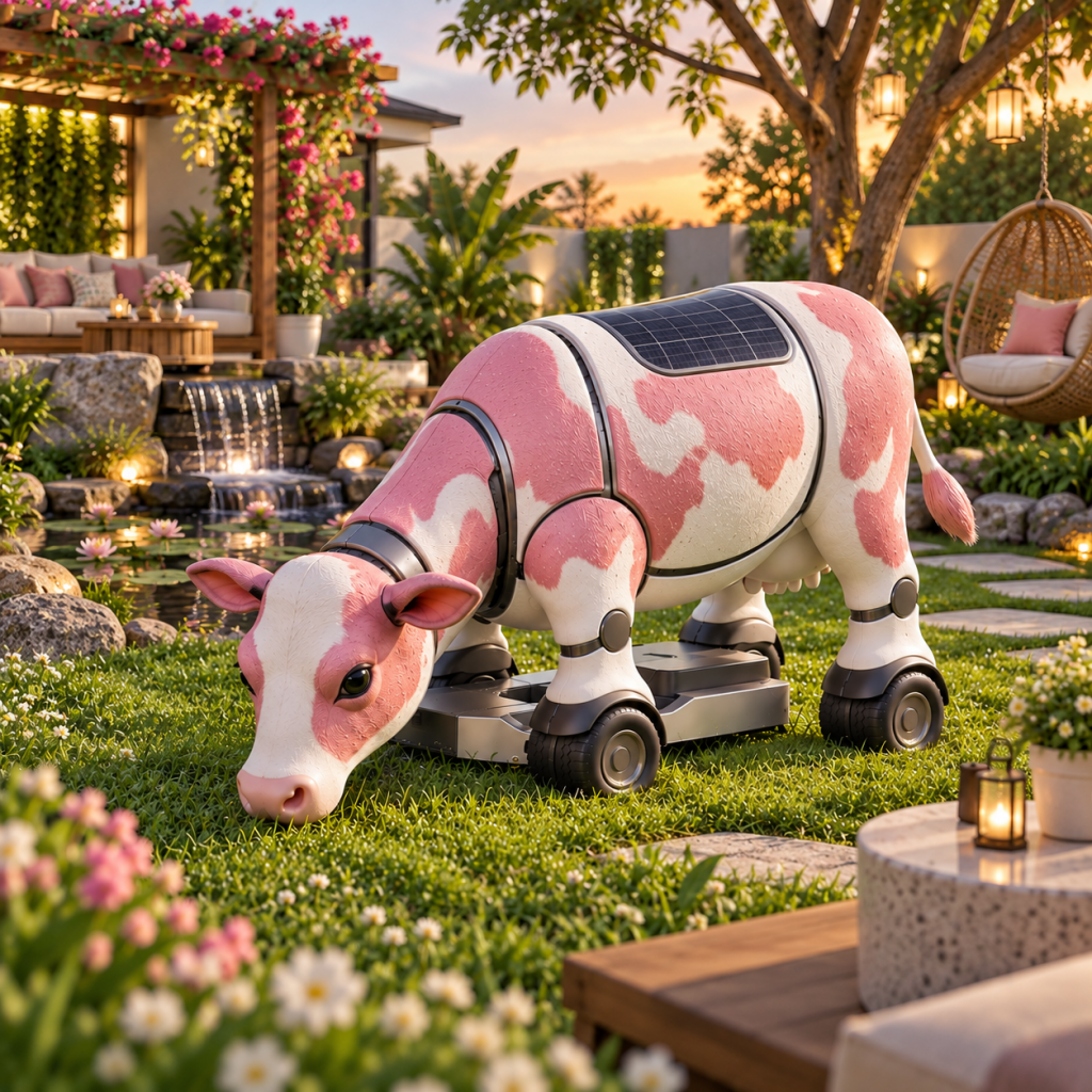 So, What Exactly Is a Robot Cow Lawn Mower?